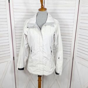 The North Face Women’s Resolve Full Zip Outdoor Jacket Ivory Stone Medium